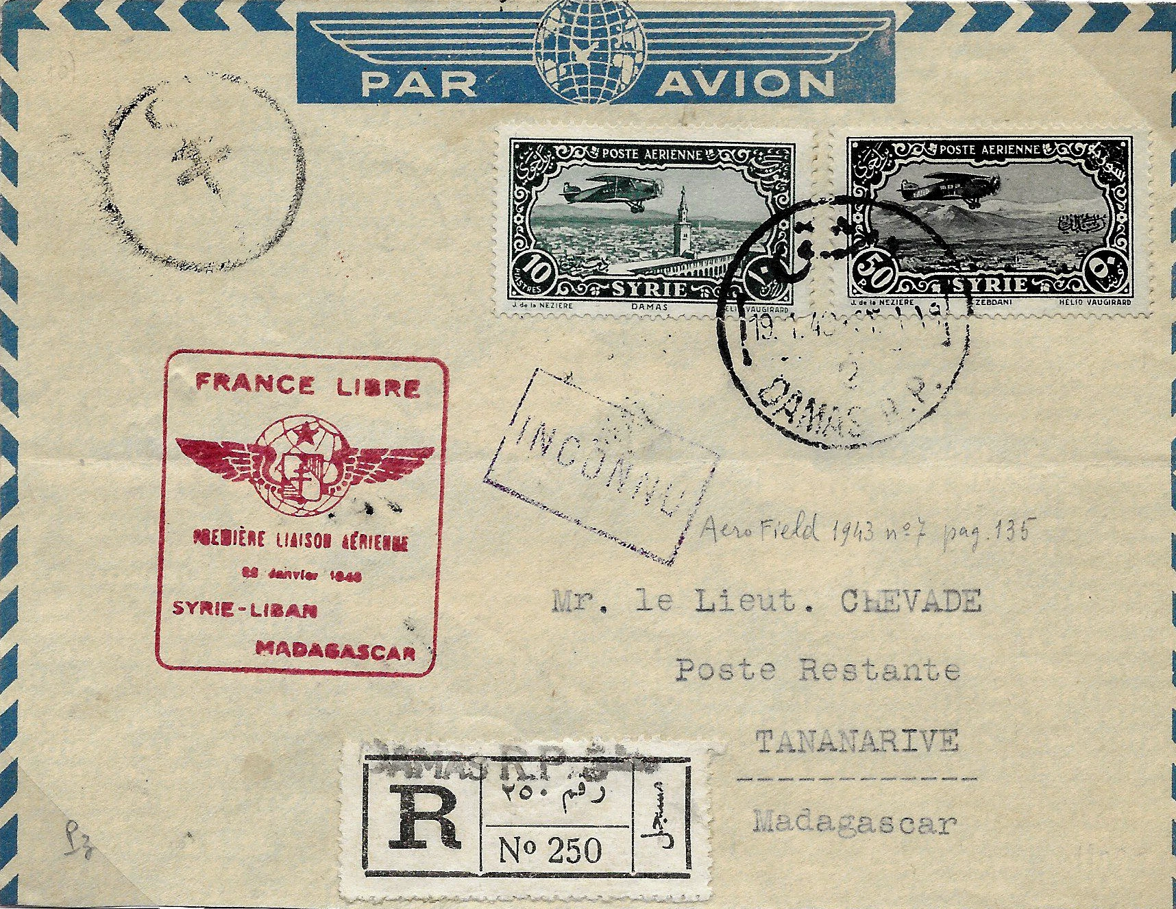 air mail cover 