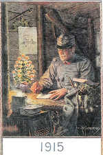 Soldier Writing