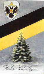 Austrian Crest, Flag and Christmas Tree