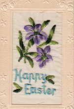 Easter purple flowers