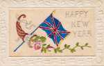 New Year British flag and cornucopia