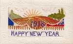 New Year field with 1918 and with flap
