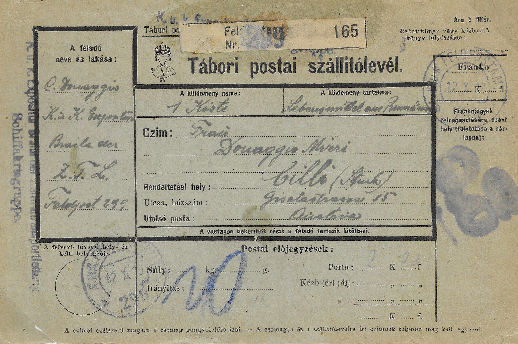 postal cover