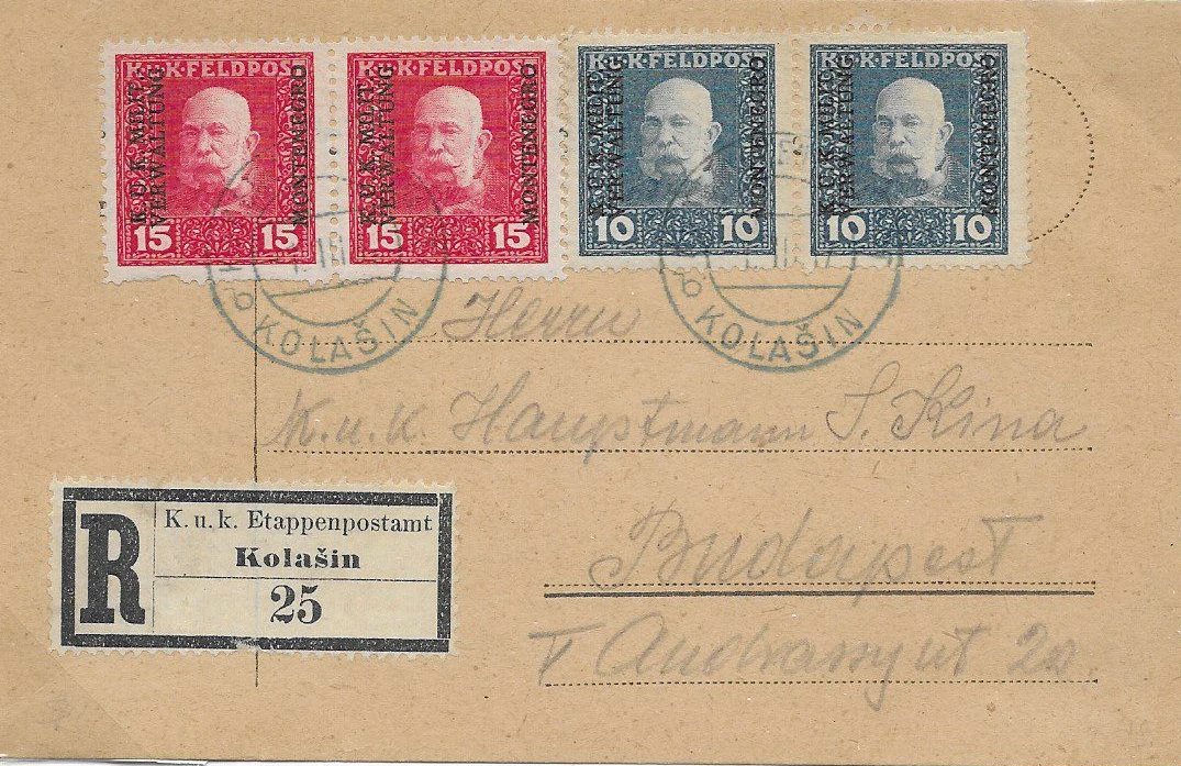 cover with stamps and cancel
