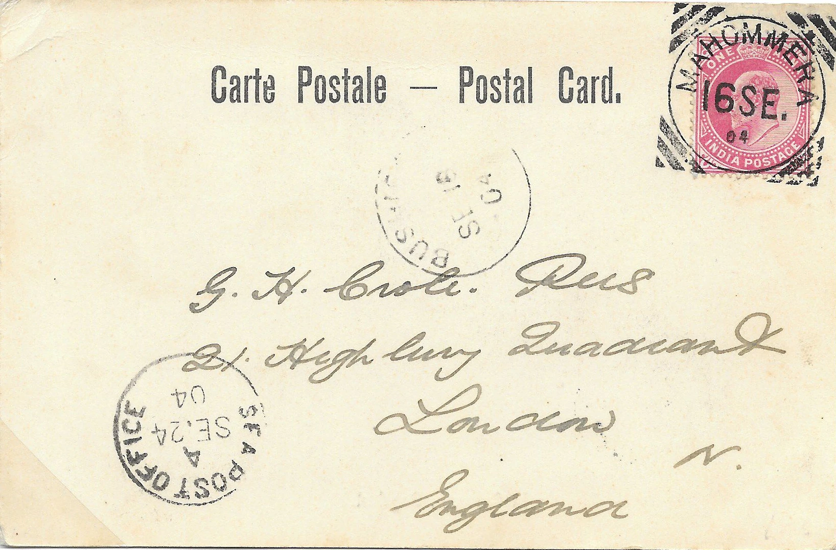 postal cover
