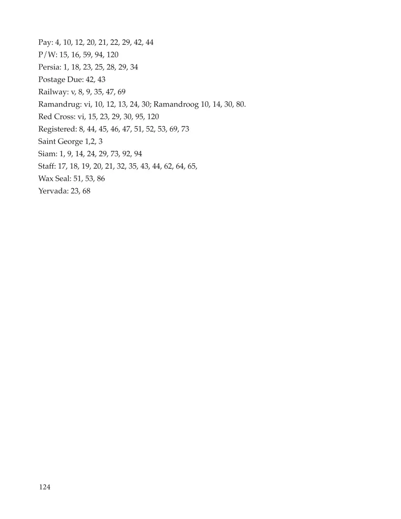 Monograph #5 Index, Page 2