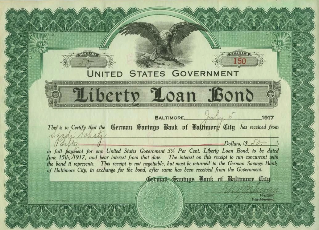 war savings document